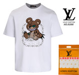 Cheap Replica
 Louis Vuitton Wholesale
 Clothing T-Shirt Apricot Color Black White Unisex Short Sleeve