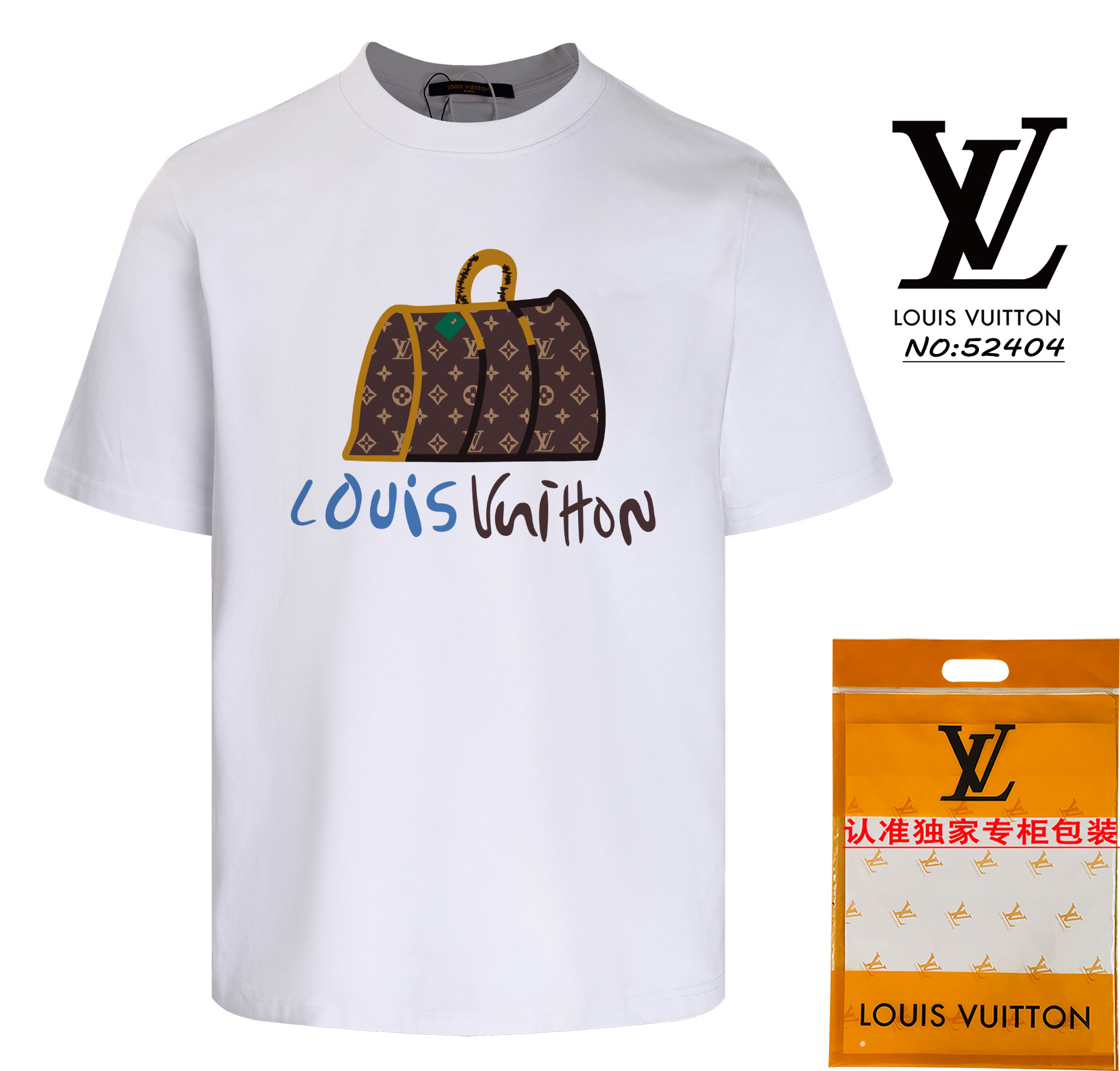 Top Sale
 Louis Vuitton Clothing T-Shirt Apricot Color Black White Unisex Short Sleeve