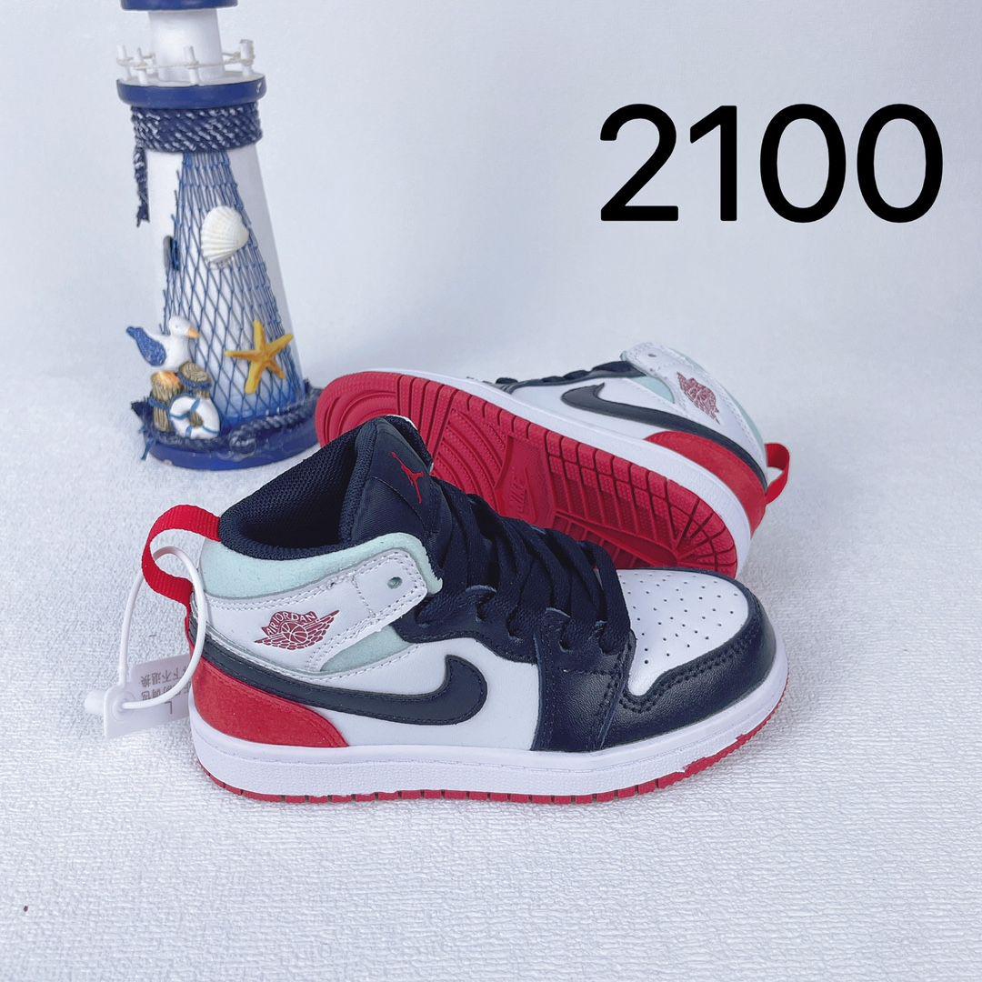 海外专G版乔1童鞋 谁还没有一双a/j啊 AJ1童鞋萌娃 Air Jordan 1 Mid 乔丹一代Aj1高帮潮流文化篮球板鞋 尺码22-39-选品中心