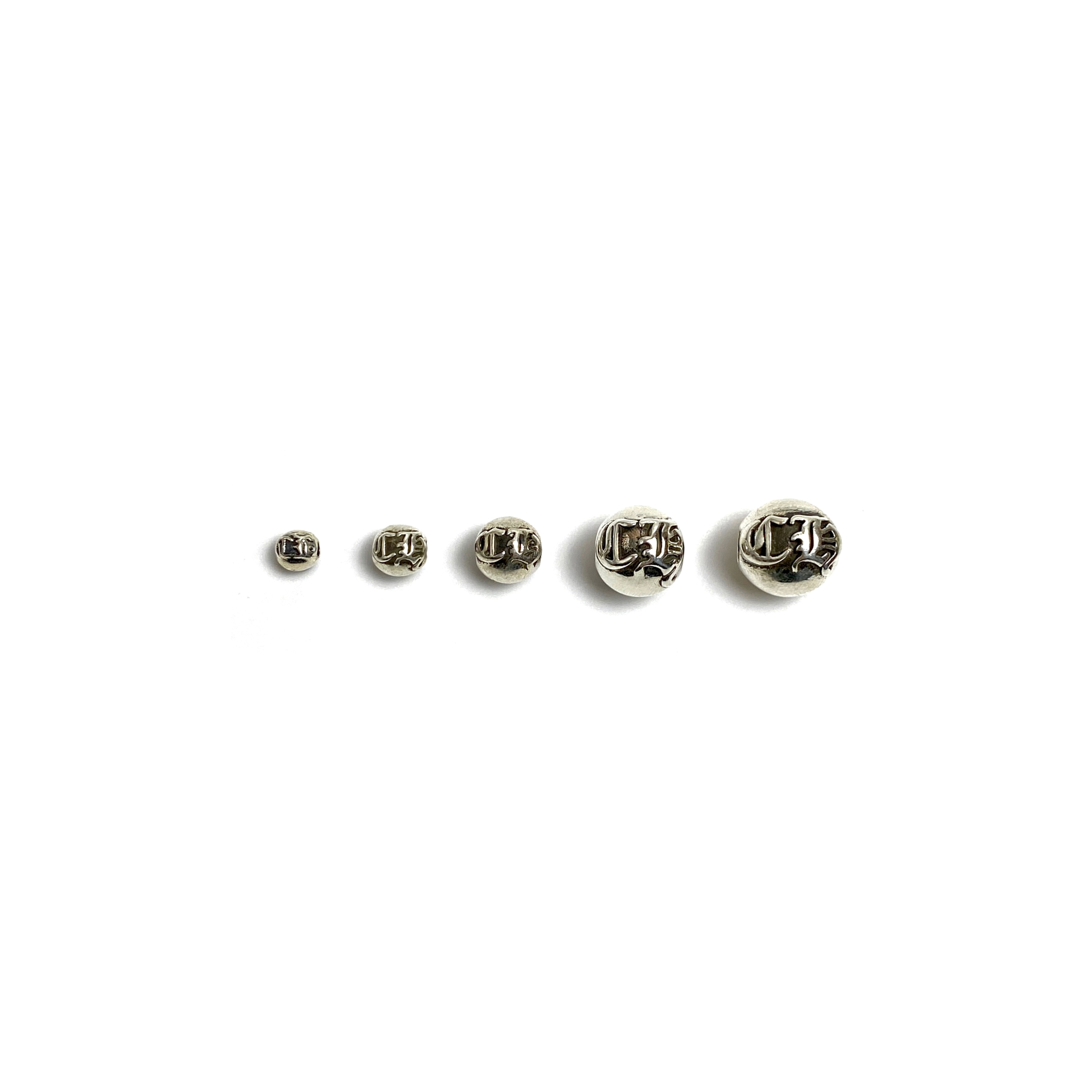 Silver bead bracelet