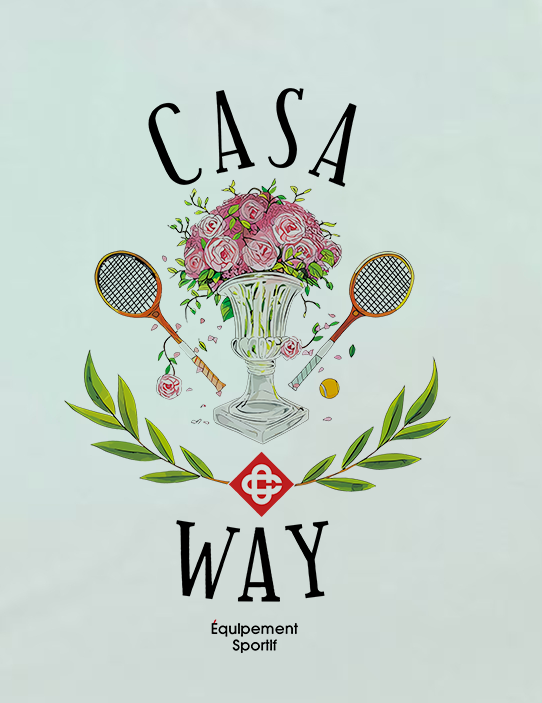 💴75
CASABLANCA短袖T恤                                                                                                        原版开发 采用250克高密度双纱纯棉面料 上身柔软舒适
进口设备 原版印花 色彩鲜艳清晰 
国内一线品牌代工厂代工 做工无可挑剔