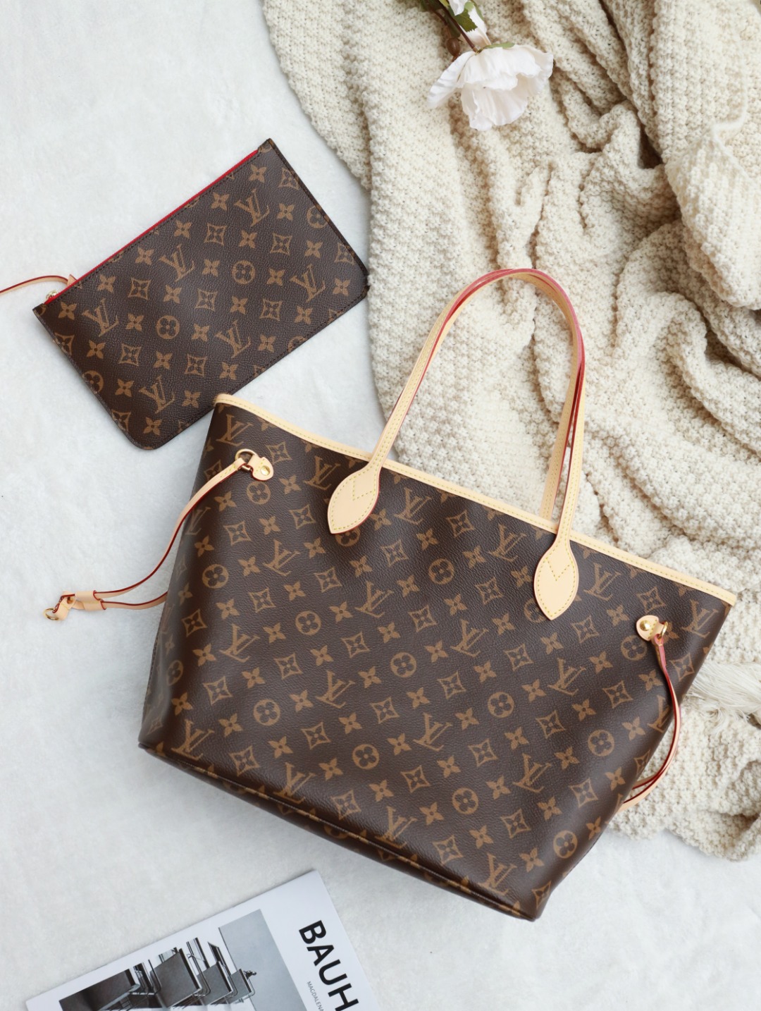 Louis Vuitton LV Neverfull Sacos Bolsas Melhor réplica 1: 1
 M41177