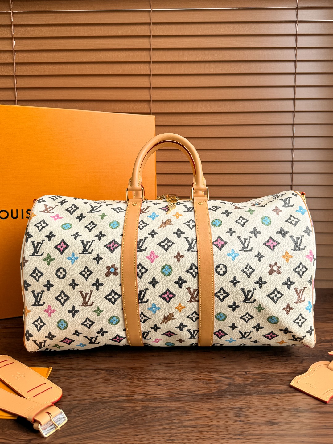 Louis Vuitton LV Keepall Travel Bags Brown