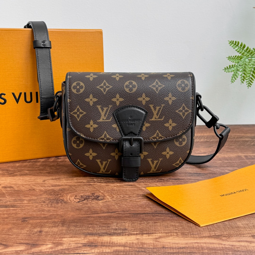 High Quality
 Louis Vuitton LV Montsouris Wholesale
 Messenger Bags Unisex Canvas Vintage