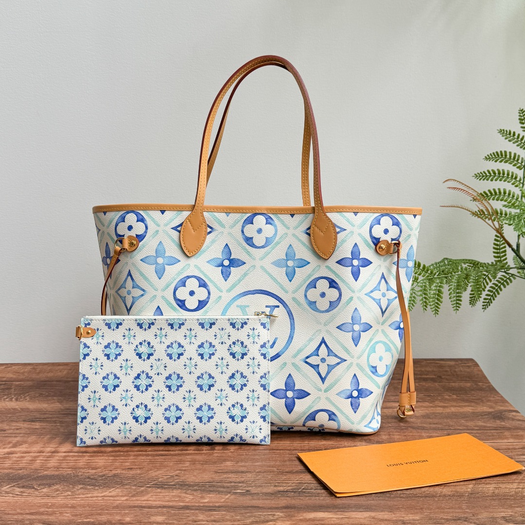 Par la piscine Série de motifs d’aquarelle Neverfull est très adapté à l’été