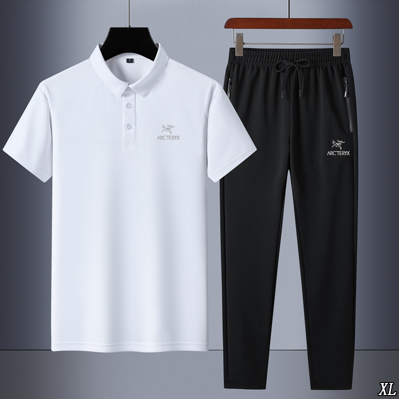 Arcteryx Repliken
 Kleidung Polo T-Shirt Zweiteilige Outfits & passende Sets Baumwolle Sommerkollektion Kurzarm