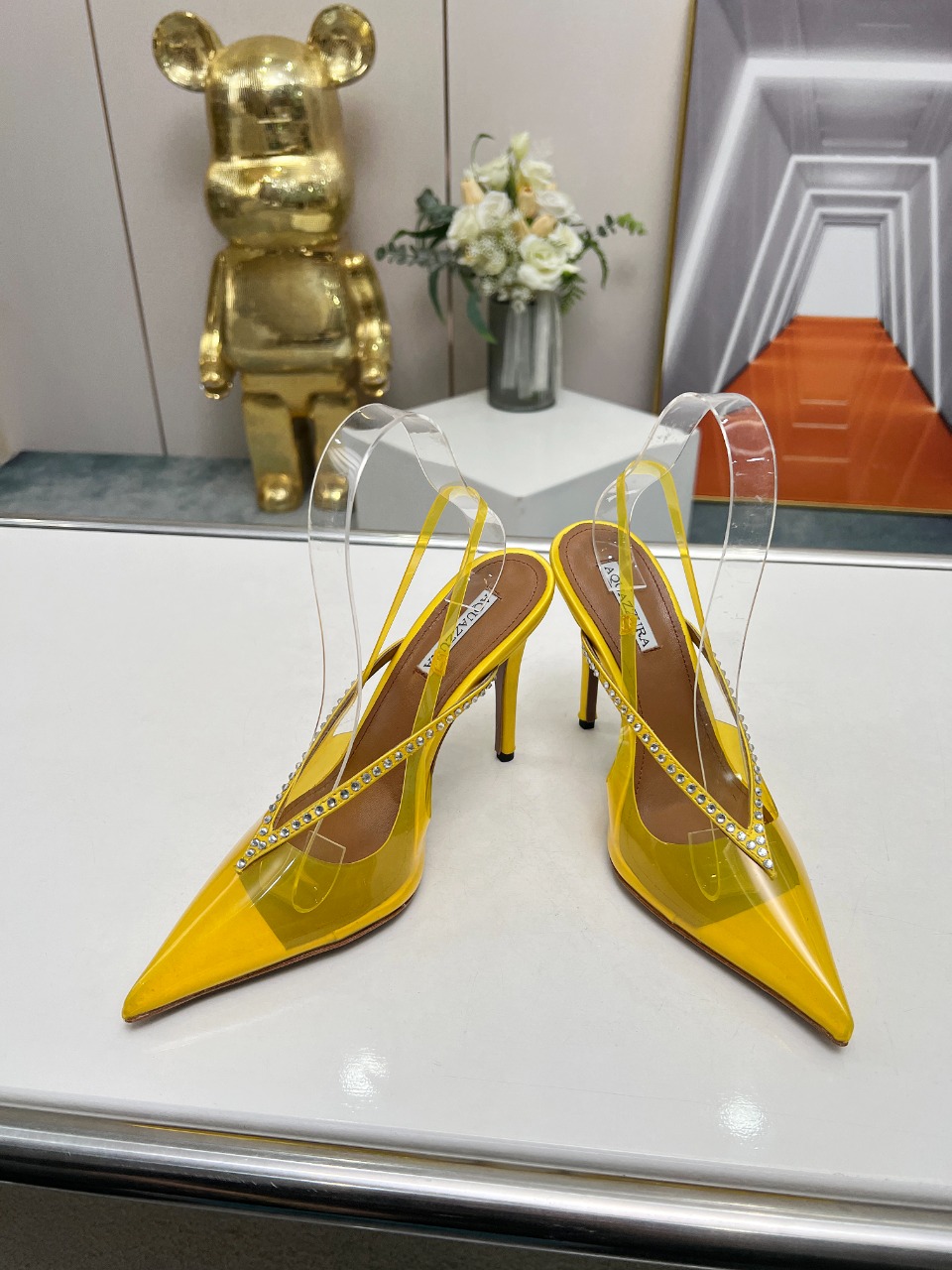 春夏新款2024最新款*菠萝新款GatsbySling高跟凉鞋ʚɞ我想创造出完美的派对鞋让每个女人都感觉