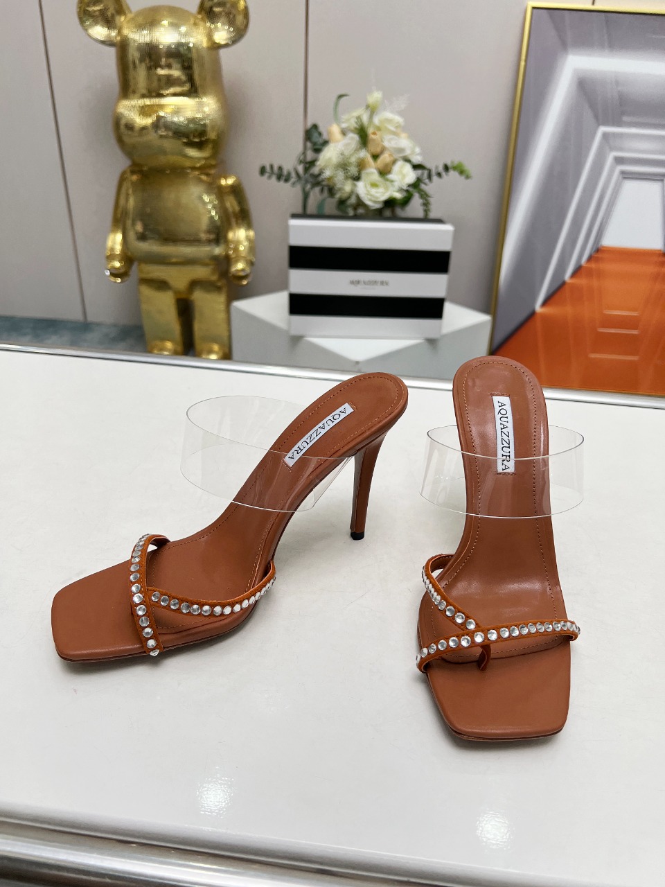 Aquazzura2024仙女绝美高跟鞋千禧美学夏天的首选高贵清凉浪漫多彩的颜色百搭又俏皮面料进口真丝波