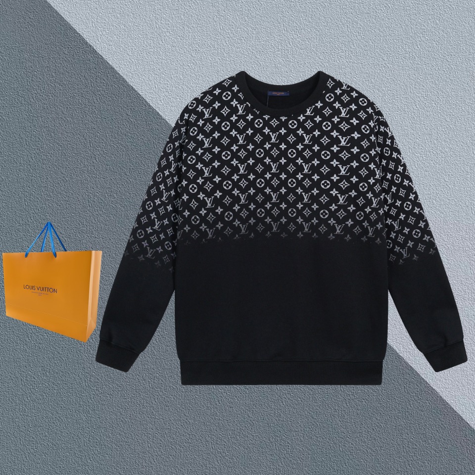 Louis Vuitton 2023SS Monogram T-shirts: Stylish, High-End Collar Chains, Unisex, Original Design. - 图片 1