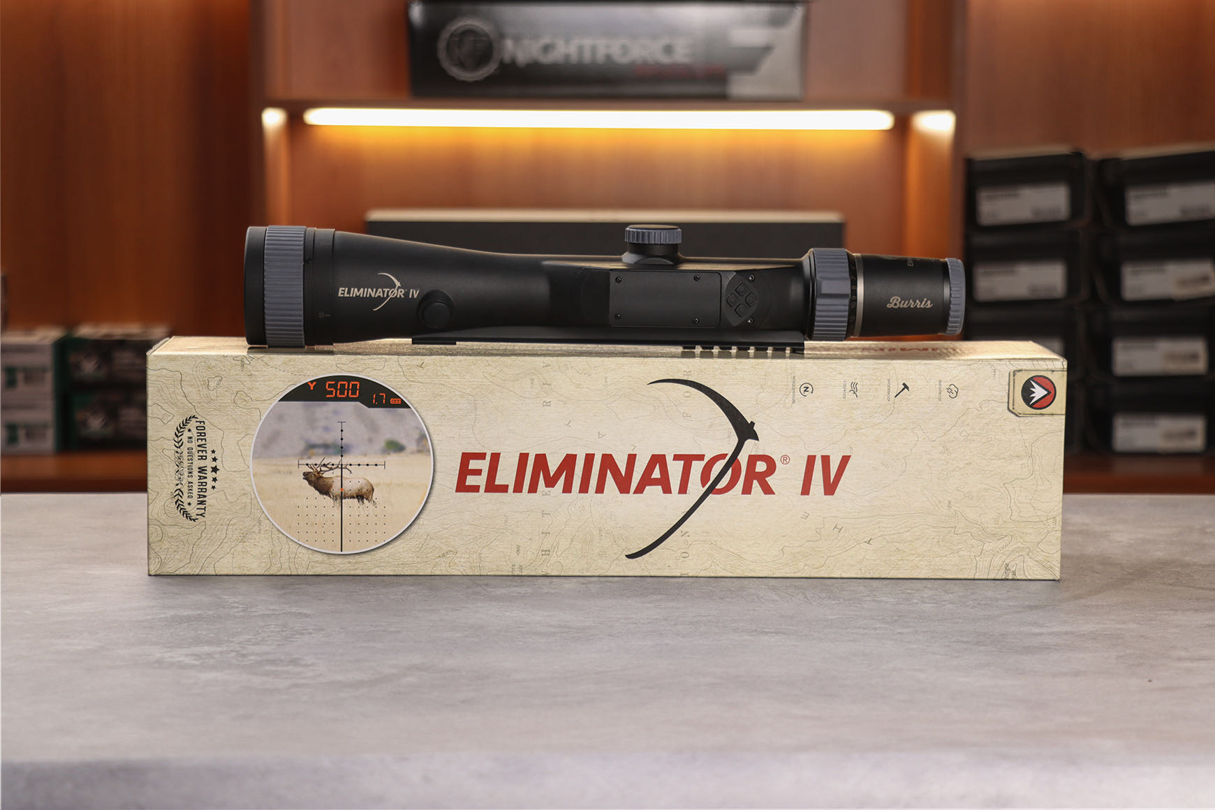Burris Eliminator IV 4-16x50 Riflescope with Ranging and Wireless Remote