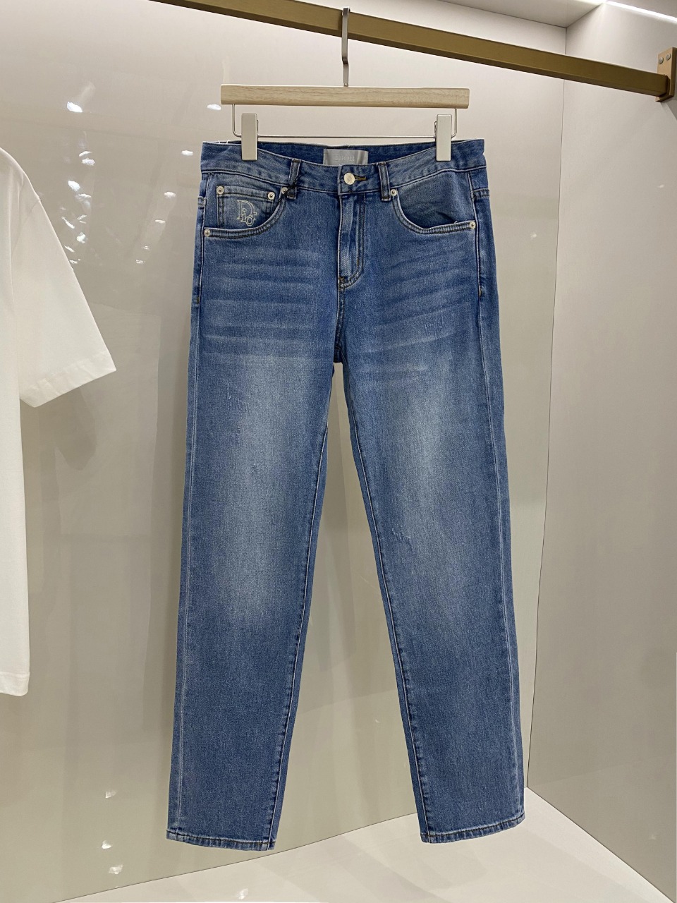 Dior Replica
 Clothing Jeans Embroidery Men Cotton Denim Spring/Summer Collection
