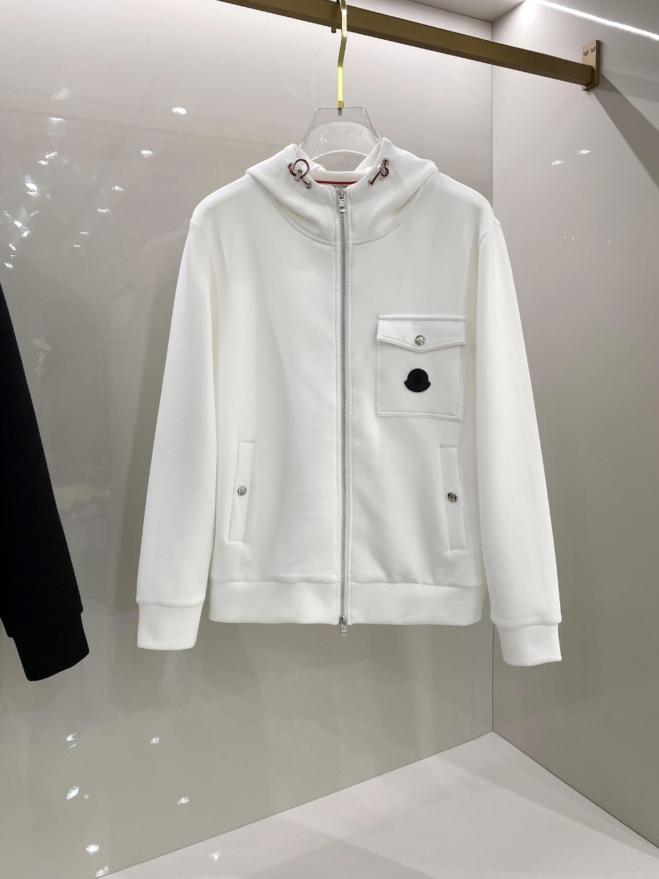 Moncler Clothing Coats & Jackets Cotton Fall/Winter Collection Hooded Top