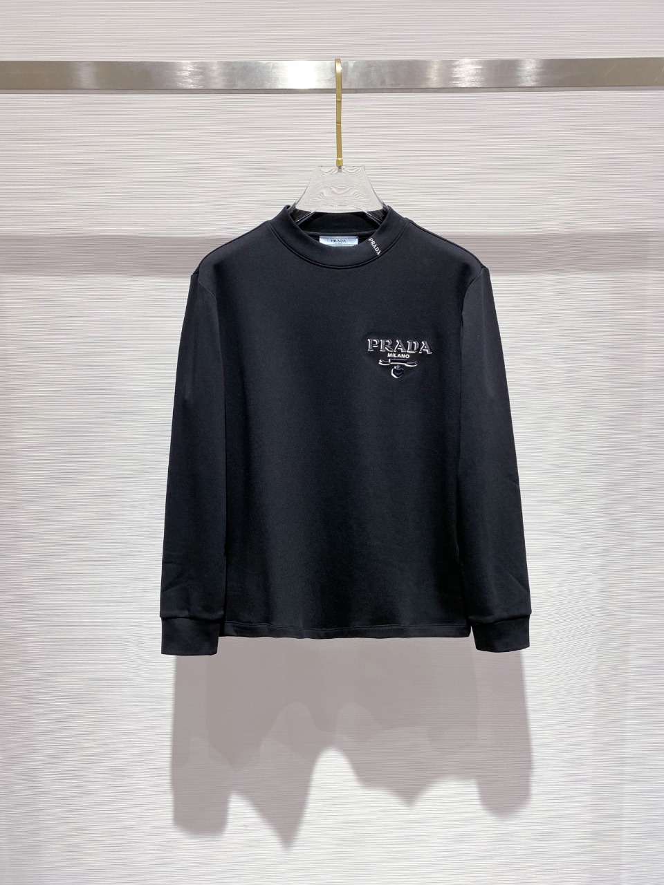 Prada Clothing T-Shirt Fashion Designer
 Men Cotton Fall/Winter Collection Long Sleeve