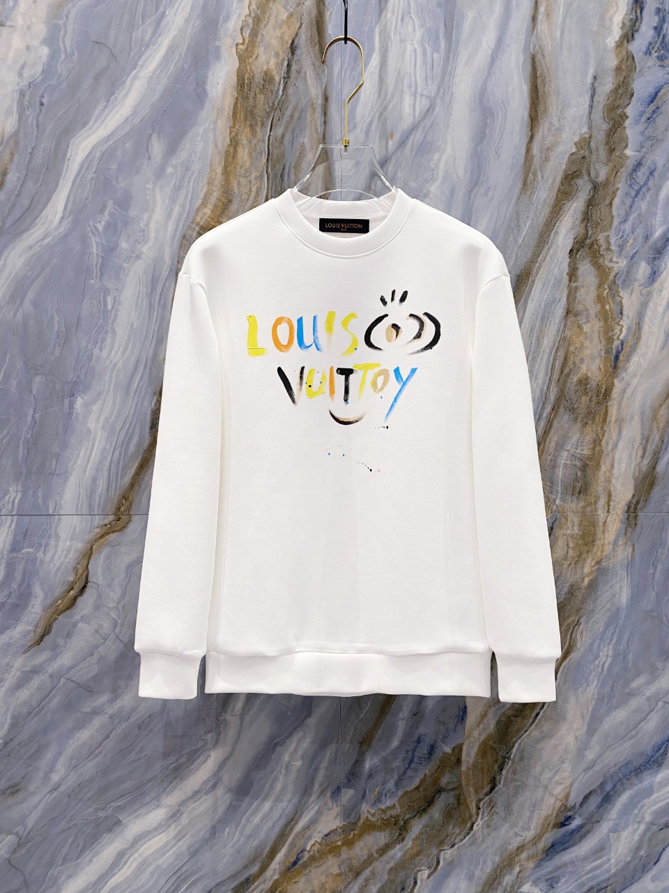 NO:498374,LV 2025 latest graffiti sweatshirt, exclusively available!  Original reproduction, exclusive design, super craftsmanship!  Extremely luxurious!  Excellent style!  Size S-XL, louis vuitton,hoodie,sweatshirts,alexander wang19860909LV 2025最新款涂鸦卫衣,独家发售！原版复刻,独家设计,超强工艺！极其奢华！版型超赞！ 尺码 S-XL,,louis vuitton,hoodie,sweatshirts,alexander wang,Men's clothing