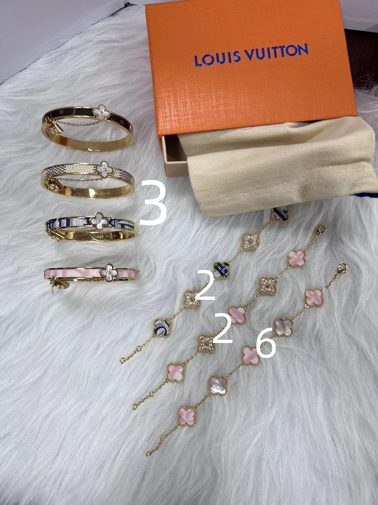 Several different styles