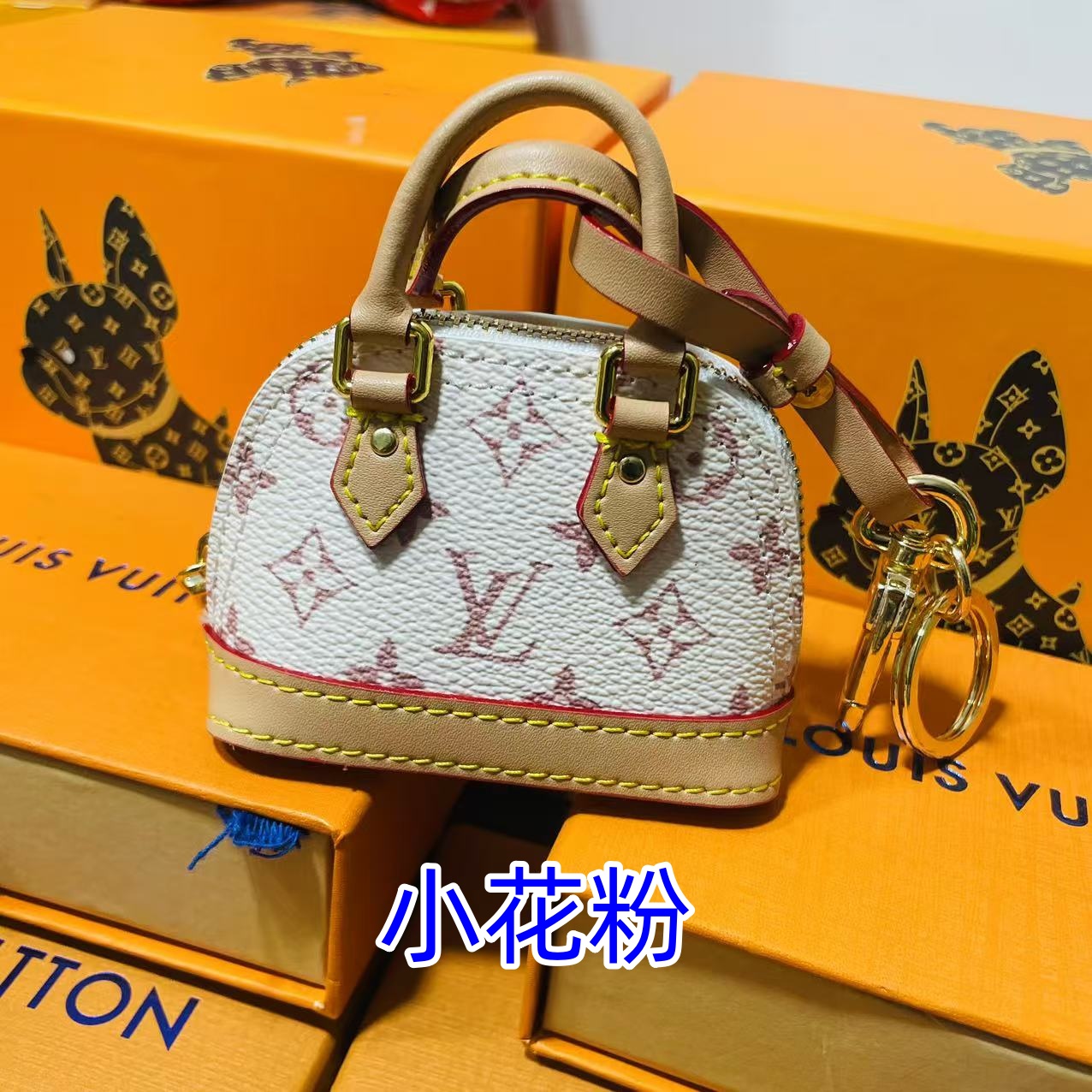 Model with Mini Handbag