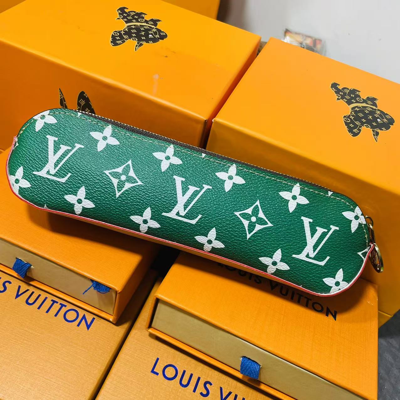 Mini Leather Top Handle Bag - Side View Side view of the mini leather top handle bag