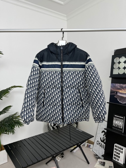 Dior Oblique Printed Reversible Down Jacket, High Street Fashion Coats