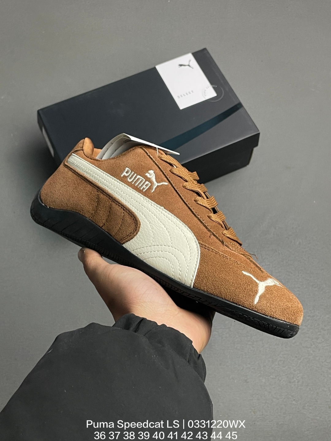 💰120PUMA/彪马 采用环保绒面革鞋面材质，外置轻量耐磨橡胶大底薄底鞋成为潮人必备!彪马Puma Speedcat LS"Yellow Black"极速赛车系列低帮德训风拼接复古百搭休闲运动赛车鞋 
码数：36 37 38 39 40 41 42 43 44 45