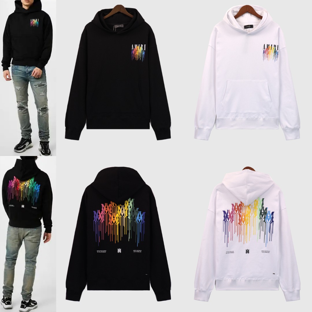 New Miri Watermark Sweaters: Lightweight Fabric in Black & White, Sizes SM-XL. - 图片 1