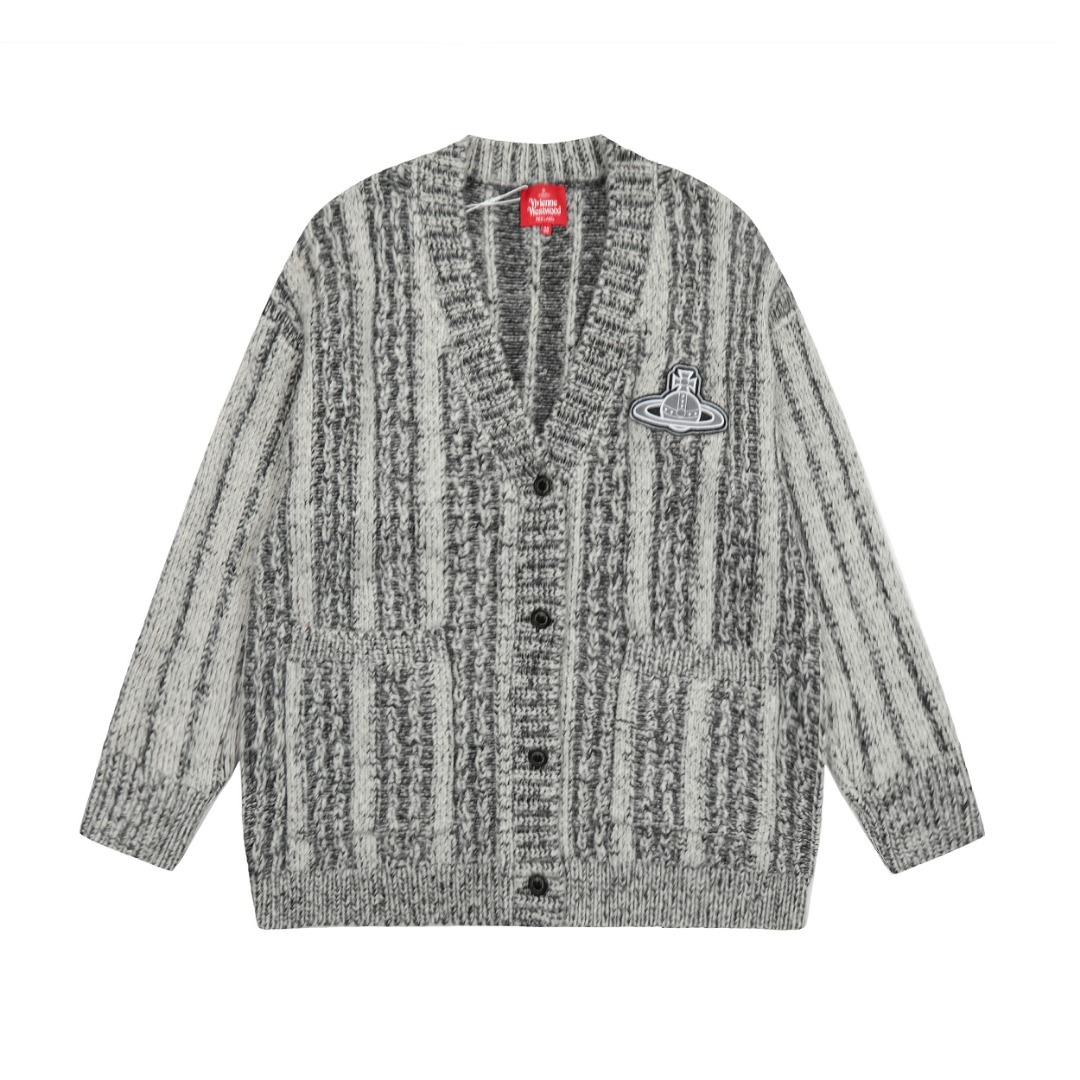 RS Vivi131: High-Quality Wool Blend Sweater for Men, Fall 2024 Fashion Trend - 图片 1