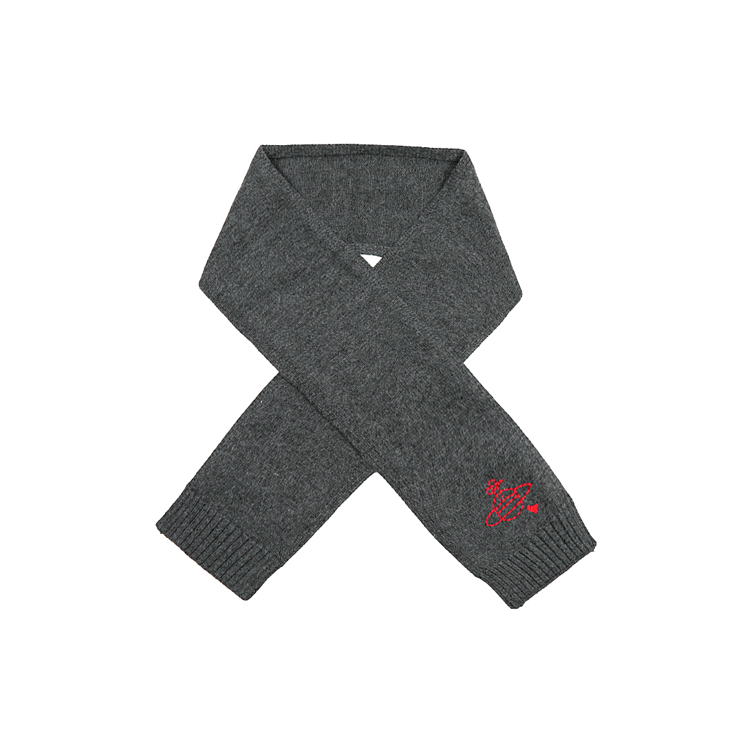 Luxury Vivienne Westwood Scarf with Custom Details and High-Quality Wool Fabric - 图片 3