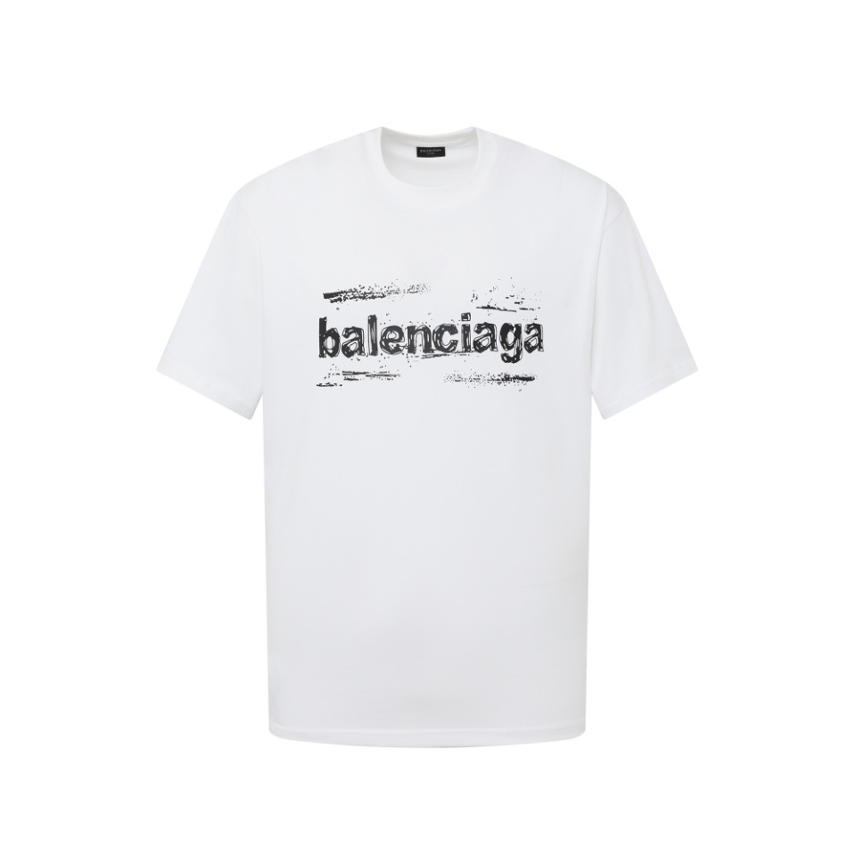 Balenciaga/巴黎世家 24ss限定款模糊字母短袖T恤