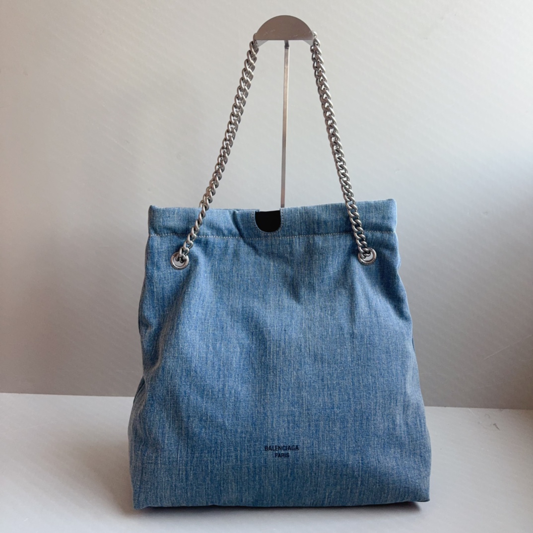 Goedkope replica van hoge kwaliteit
 Balenciaga Tassen Schoudertas Tote Tas Denim Kunststof Fashion