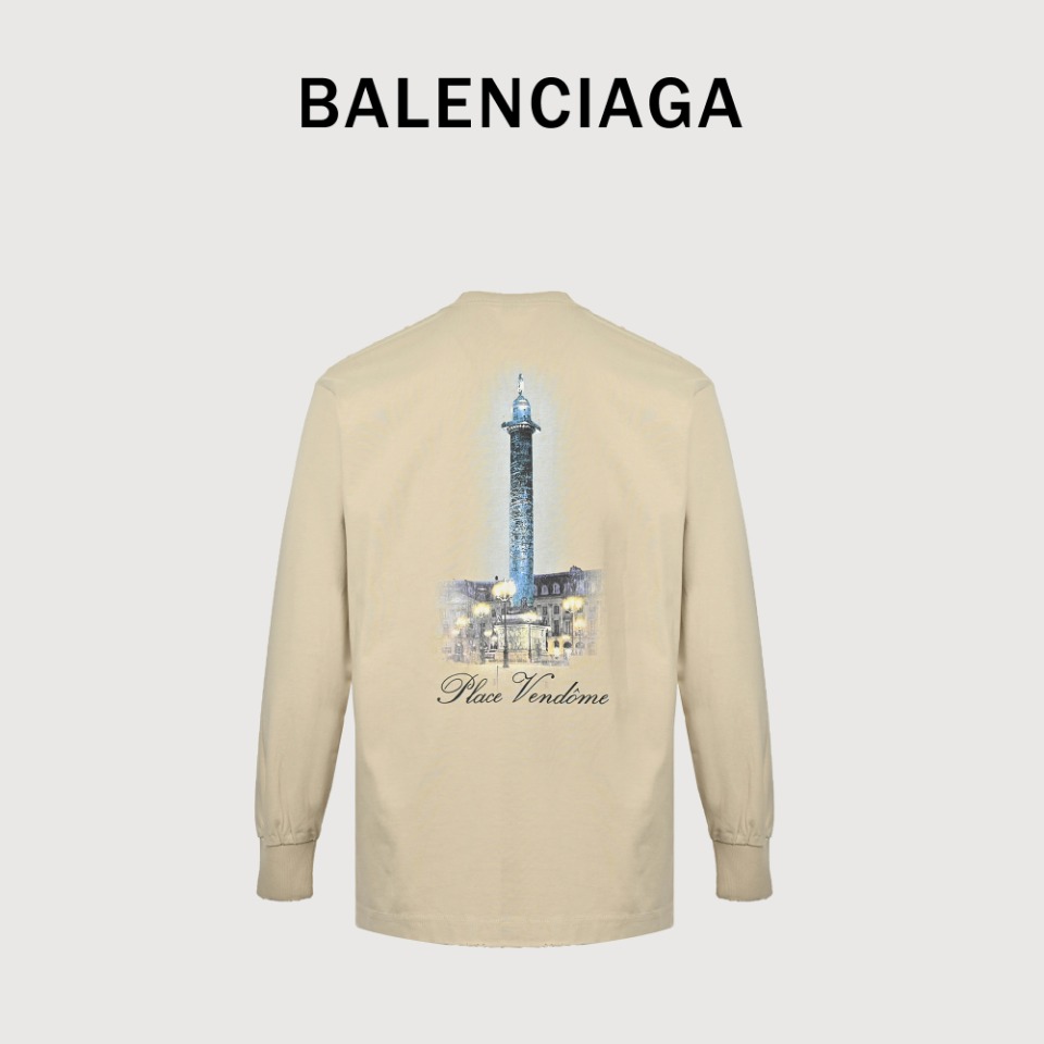 本地自取💰180
Balenciaga巴黎世家 x Vogue 联名 后背灯塔水洗破洞长袖T恤
购入原版对版操作今年新发售的可乐区别往年。领口,肩处,袖口,下摆均采用破洞工艺处理
300克精梳棉面料,洗水后达320克全棉螺纹 面料洗水,
正面采用丝网菲林印花,背面采用进口白墨康利机数码直喷,灯塔图无论色彩还是打雾效果都非常繁杂,
OS宽松落肩版型,男女百搭款
颜色:浅褐色,深灰色,军绿色,粉色
size: S-XL