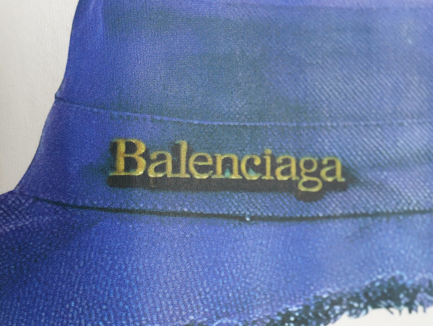 Balenciaga 巴黎世家 渔夫帽 字母短袖T恤 胸前印花短袖