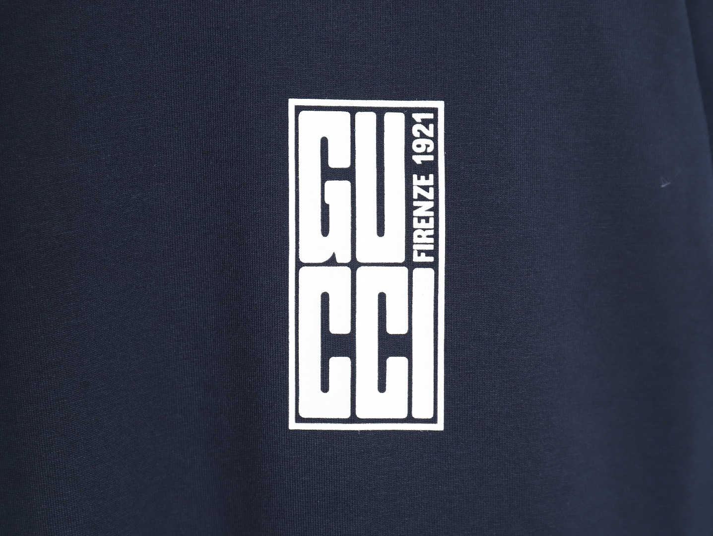 Gucci 古驰 guc红白蓝G印花圆领短袖T恤