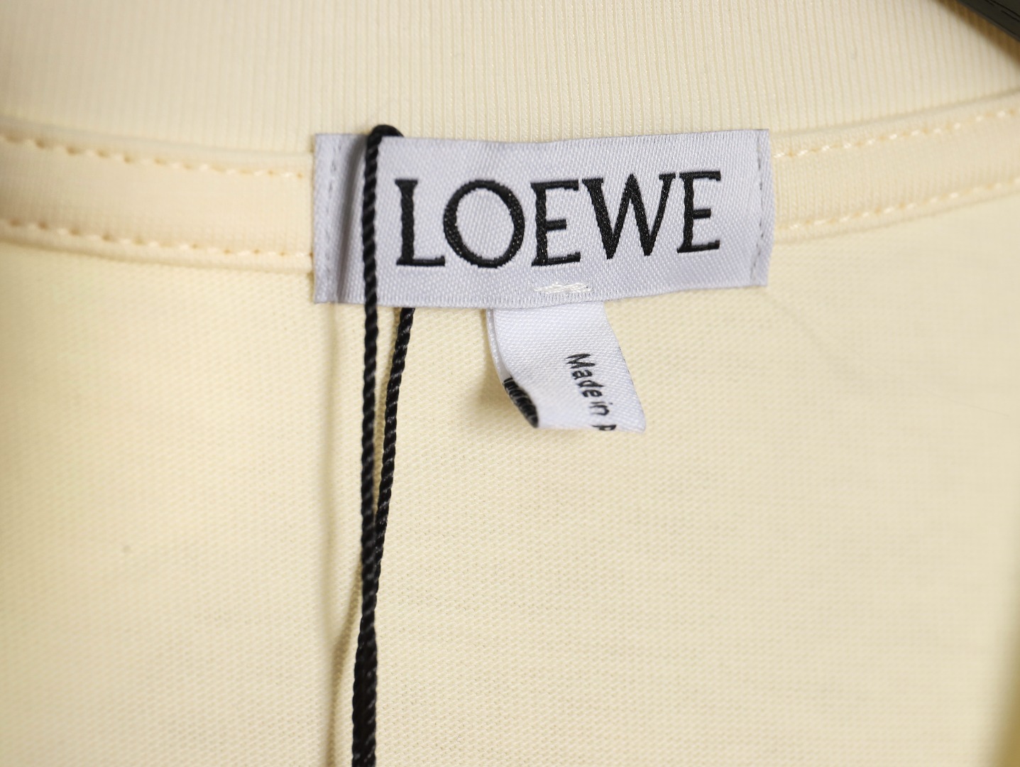 LOEWE 罗意威 撞色刺绣LOGO情侣款短袖T恤