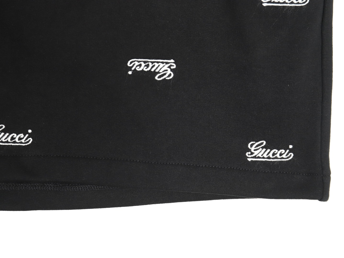 Gucci/古驰 24ss 满幅刺绣字母印花logo短裤