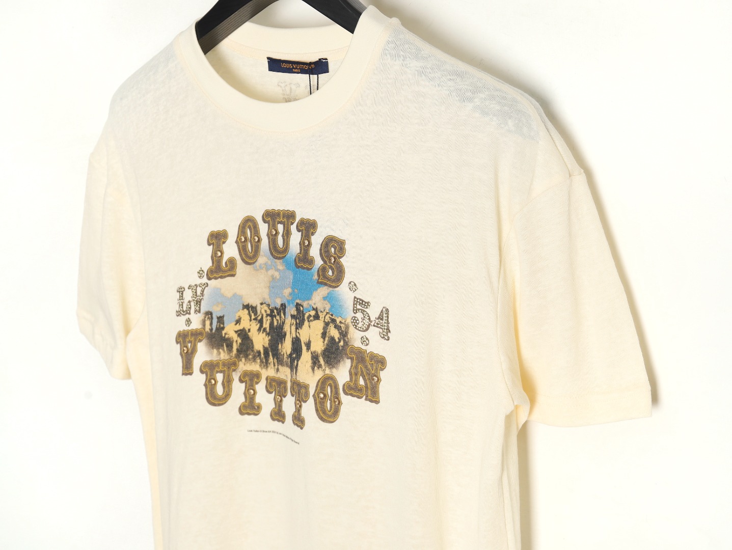 LOUIS VUITTON/路易威登LV 麻棉云朵短袖T恤