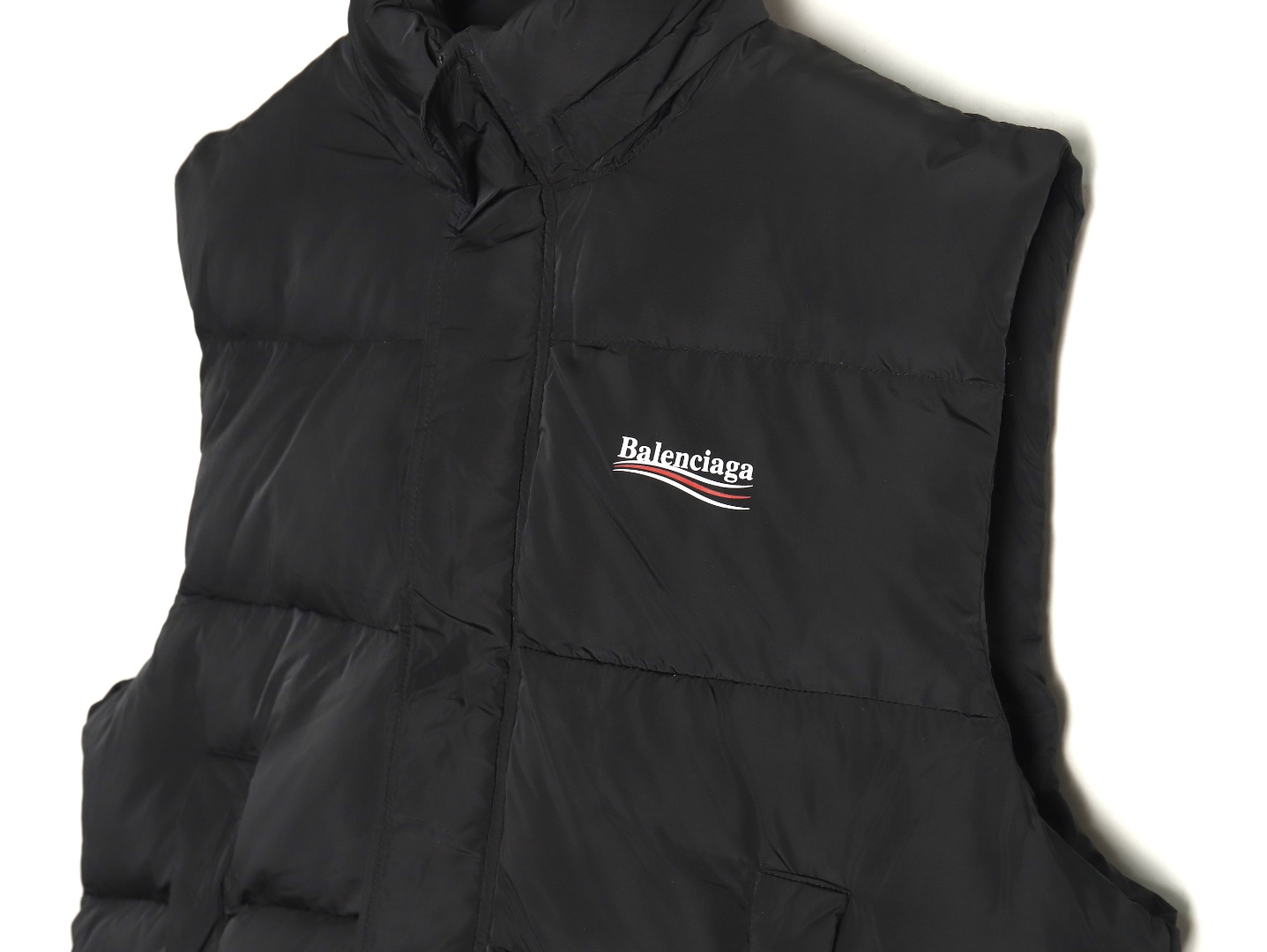 Balenciaga 巴黎世家 23FW BLCG可乐羽绒棉马甲 黑色