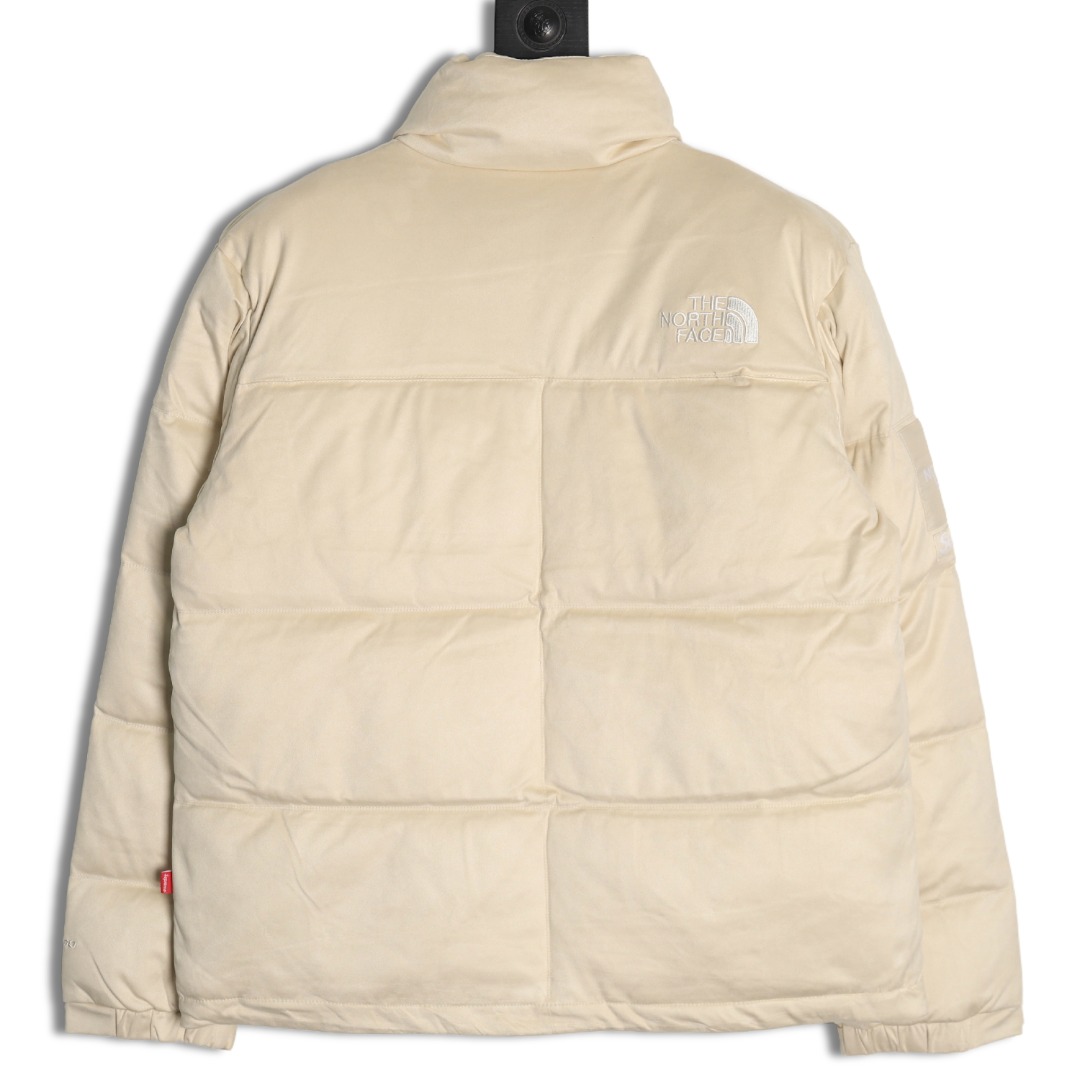 The North Face X Supreme 北面TNF SUP联名 麂皮羽绒服