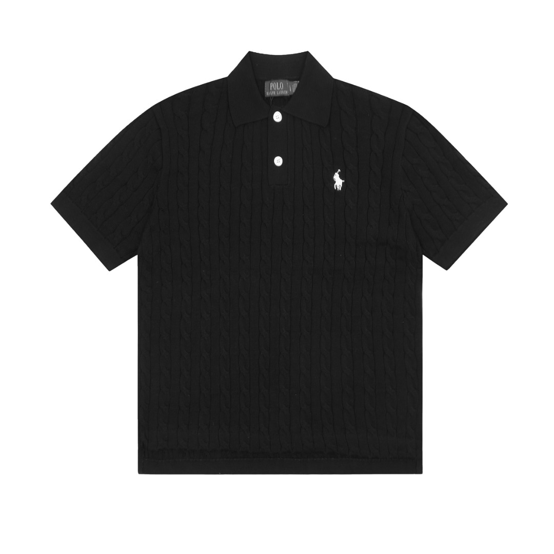 Ralph Lauren Clothing Polo Black Blue Grey Khaki Light Pink Purple Red White Yellow Embroidery Cotton Knitting