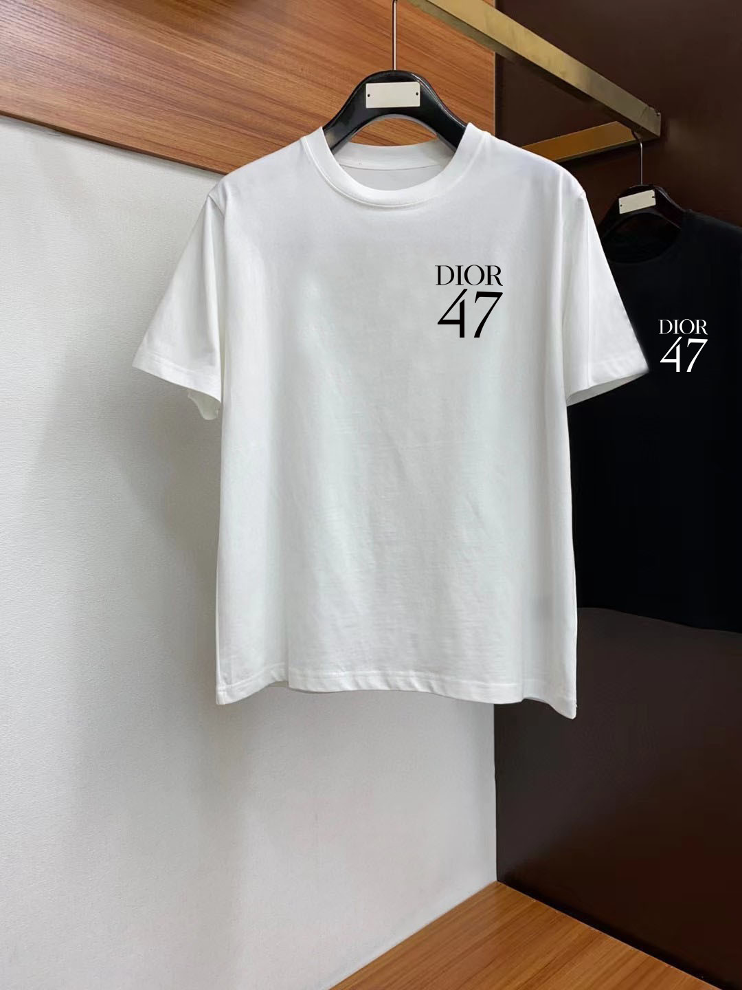 How to find replica Shop
 Dior Clothing T-Shirt Black White Cotton Spring/Summer Collection Short Sleeve