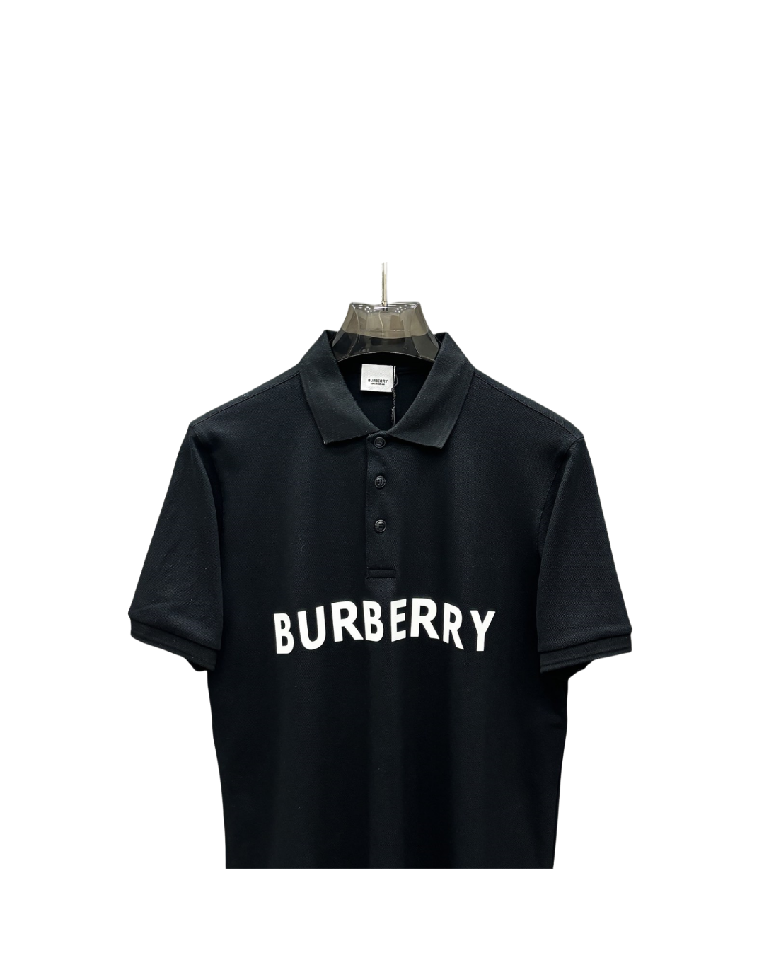 Burberry/巴宝莉24ss 压胶字母LOGO战马短袖POLO衫