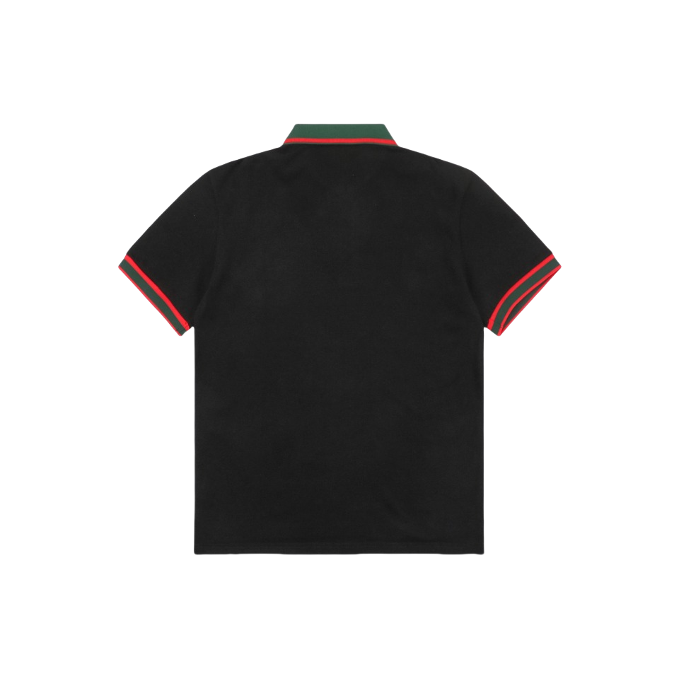 Gucci/古驰 24ss 绿色双G刺绣polo杉短袖