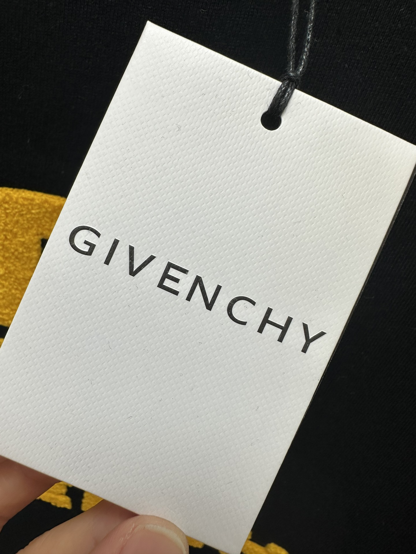 GIVENCHY /纪梵希 24Fw 前后植绒4G圆领卫衣