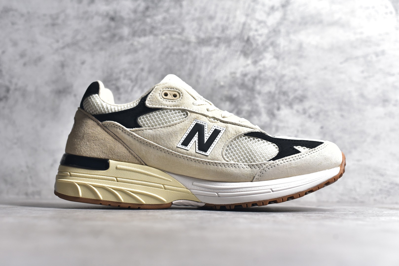 新货#纯原NewBalanceU993WS新百伦NB993总统复古慢跑鞋米白正确3M反光细节原楦原纸版开