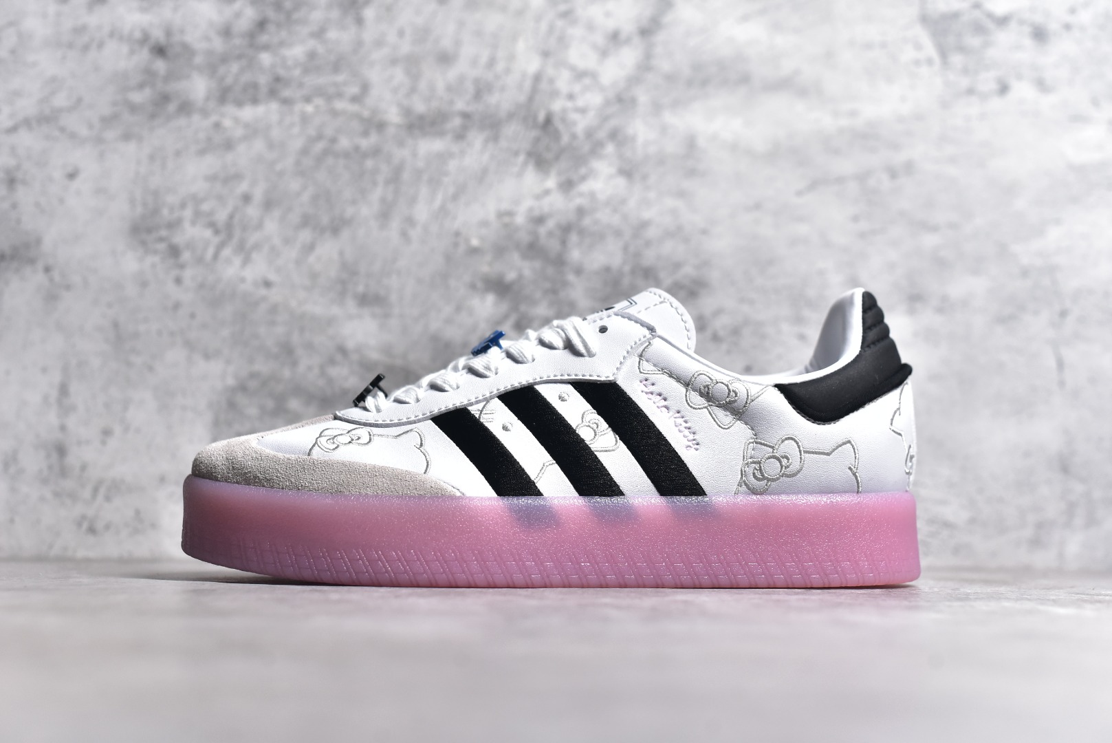 #纯原 正确版 KITH x Clarks x Adidas Originals 8th Street Samba \”Savannah\”桑巴舞街头系列德训运动板鞋 采用固色翻毛皮组合牛剖革鞋面材质 外置正确3层组合围条加厚烟胶橡胶大底 货号：IG4450 尺码：36 37 37.5 38 38.5 39.5 40-选品中心