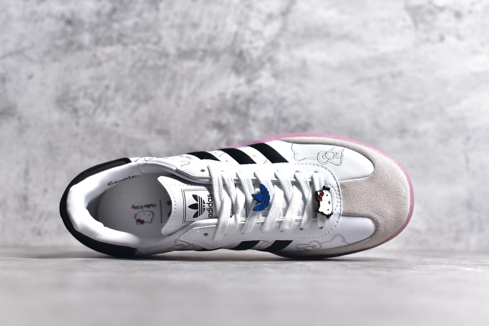 图片[4]-#纯原 正确版 KITH x Clarks x Adidas Originals 8th Street Samba \”Savannah\”桑巴舞街头系列德训运动板鞋 采用固色翻毛皮组合牛剖革鞋面材质 外置正确3层组合围条加厚烟胶橡胶大底 货号：IG4450 尺码：36 37 37.5 38 38.5 39.5 40-选品中心