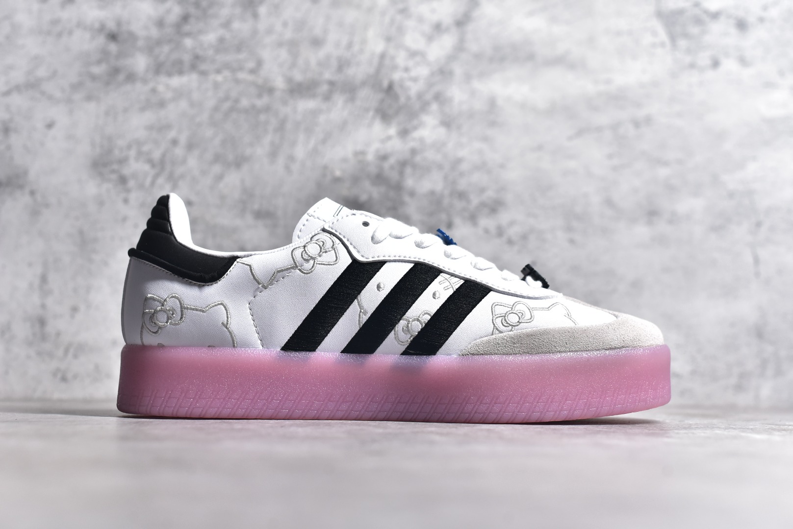 图片[3]-#纯原 正确版 KITH x Clarks x Adidas Originals 8th Street Samba \”Savannah\”桑巴舞街头系列德训运动板鞋 采用固色翻毛皮组合牛剖革鞋面材质 外置正确3层组合围条加厚烟胶橡胶大底 货号：IG4450 尺码：36 37 37.5 38 38.5 39.5 40-选品中心