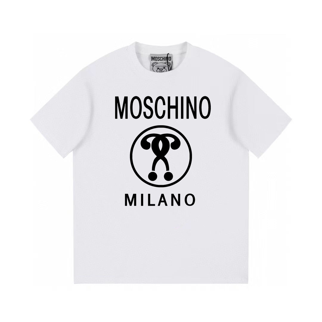 Han Moschino Moscino High-End Cotton T-Shirt for Spring/Summer 24 - 图片 1
