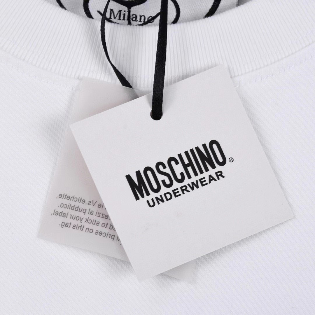 Han Moschino Moscino High-End Cotton T-Shirt for Spring/Summer 24 - 图片 6