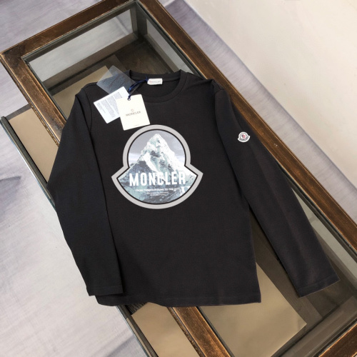 Moncler Graphic Print Long Sleeve T-Shirt Breathable Cotton Fabric 1 Moncler Graphic Print Long Sleeve T-Shirt Breathable Cotton Fabric
