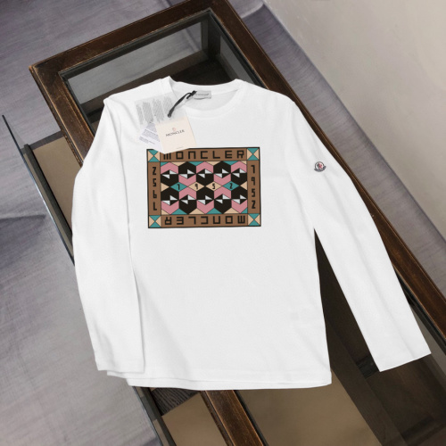 Moncler Graphic Print Long Sleeve T-Shirt, Breathable Cotton Fabric 1 Moncler Graphic Print Long Sleeve T-Shirt, Breathable Cotton Fabric