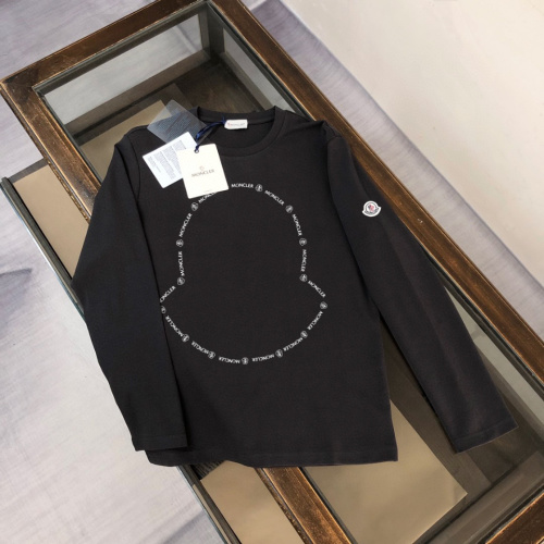 Moncler Logo Print Long Sleeve T-Shirt Breathable Cotton Fabric 1 Moncler Logo Print Long Sleeve T-Shirt Breathable Cotton Fabric